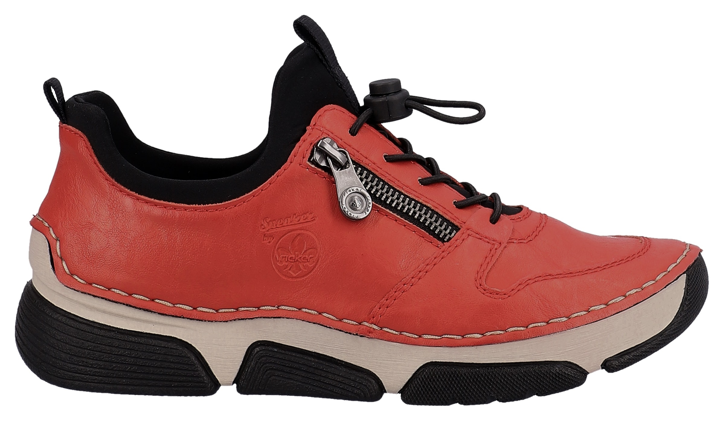 Rieker Slip-On Sneaker  Schlupfschuh, Halbschuh, Freizeitsneaker, Gummizug, Schnellverschluss