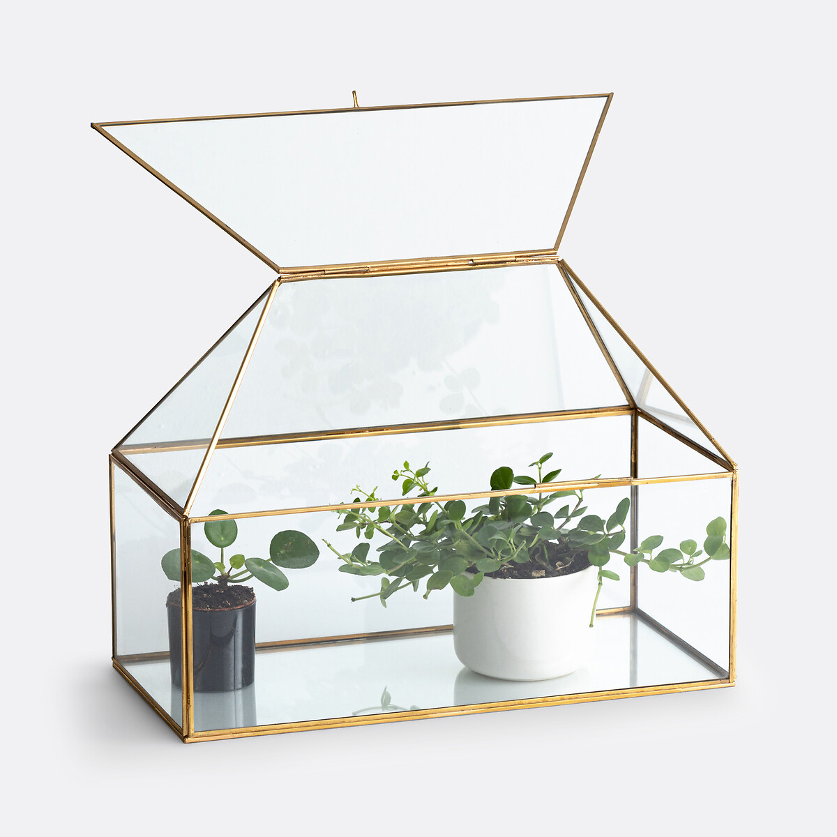 LA REDOUTE INTERIORS<br>Estufa de vidro e latão, Uyova