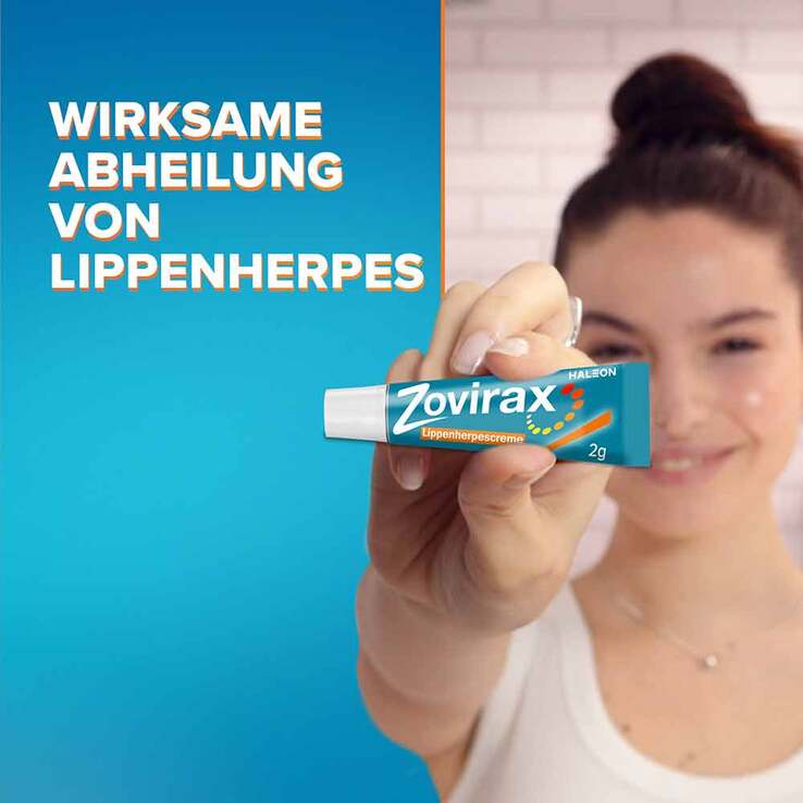 Zovirax Lippenherpescreme. 5 % Aciclovir, 2 g