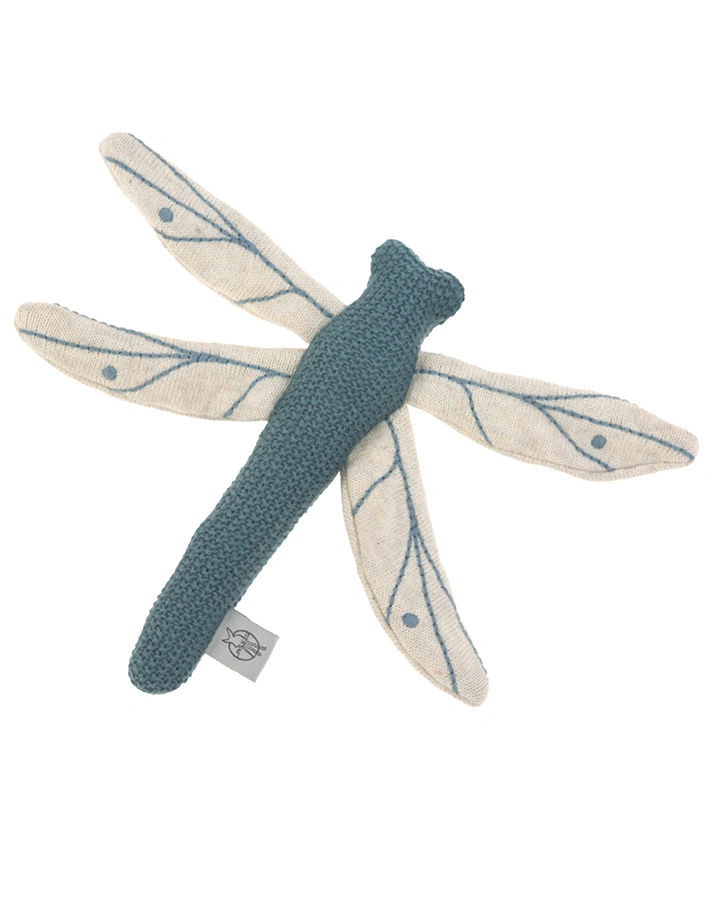 Strick-Rassel GARDEN EXPLORER – LIBELLE in blau