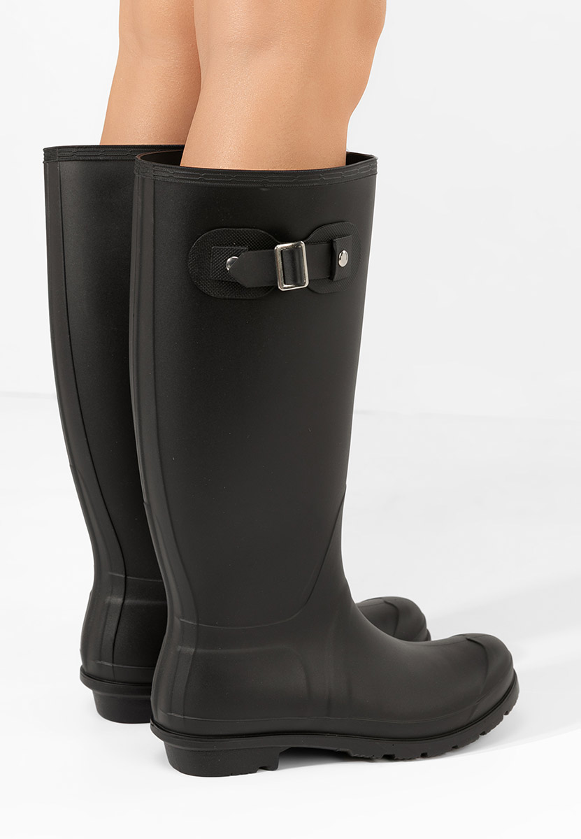 Bottes en caoutchouc noires Suzane
