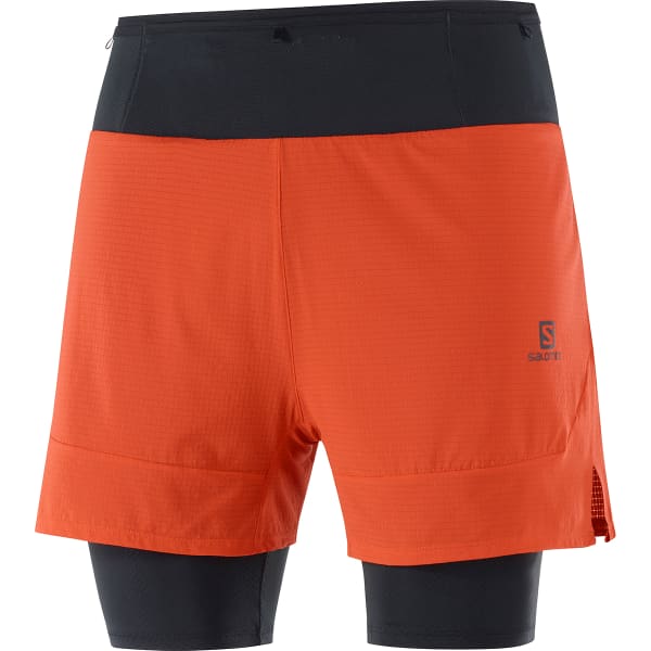 Short trail SALOMON SENSE 2IN1 SHORTS M FIERY RED BLACK