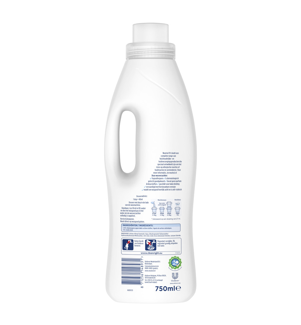 Neutral Wasverzachter (750 ml)