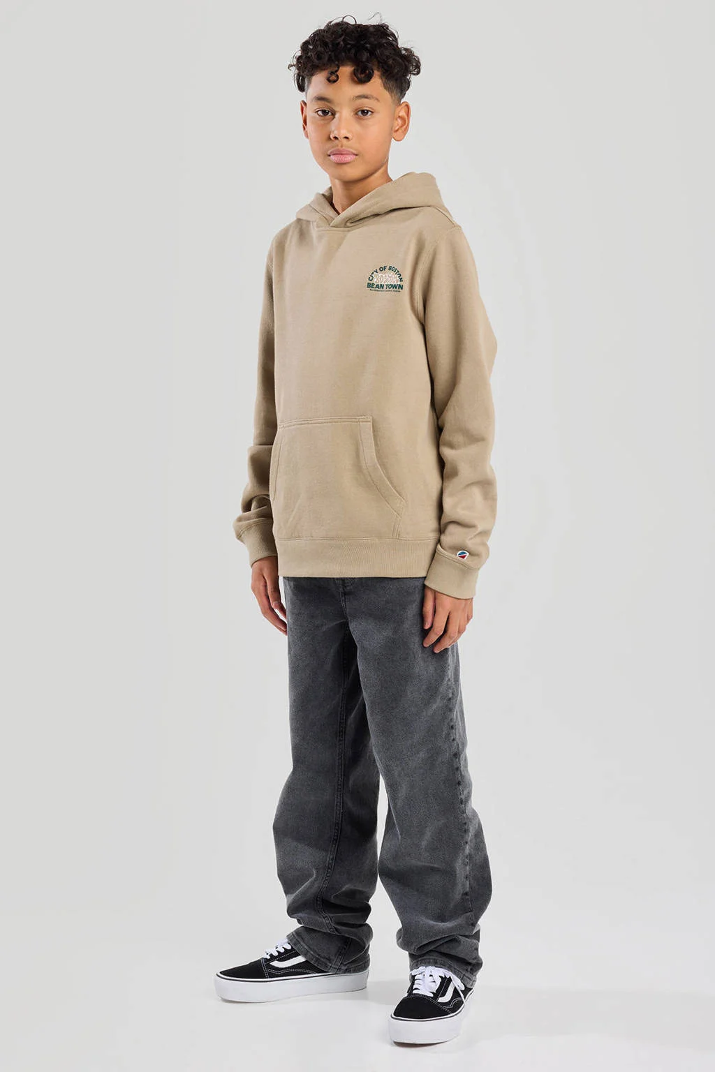 America Today hoodie beige