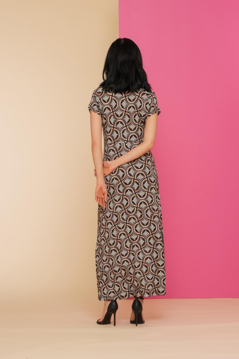Geisha zwarte dames jurk