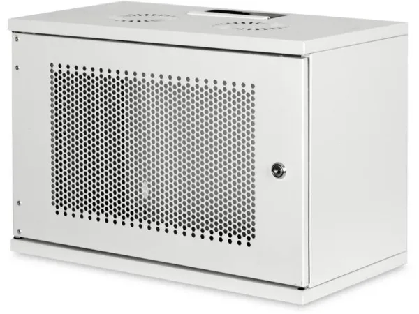 DIGITUS Professional Soho Series DN-19-07U-S-PD - Kabinet - vægmonterbar - grå, RAL 7035 - 7U - 19