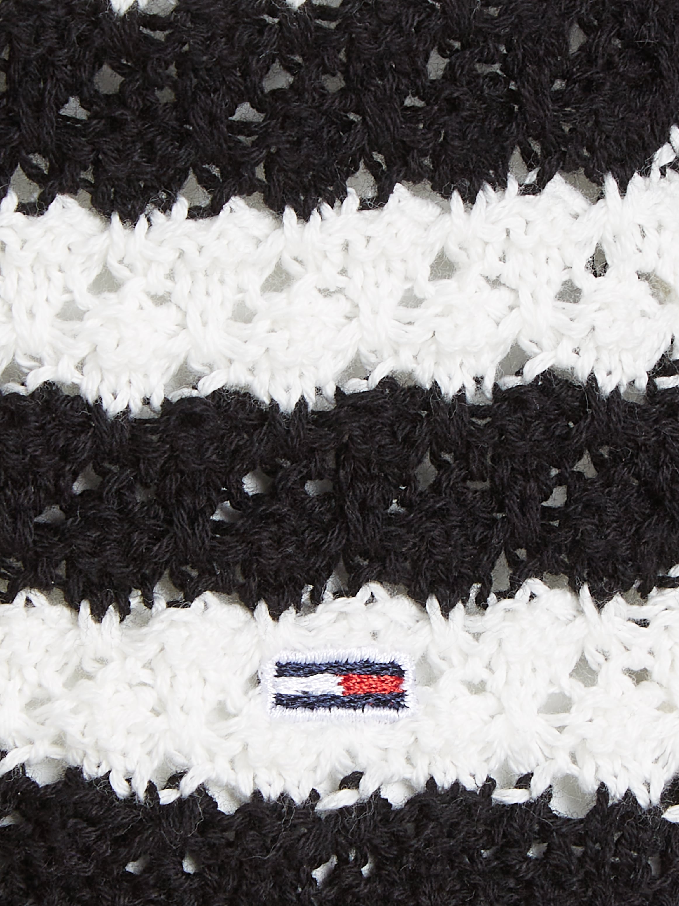 Tommy Jeans Spaghettitop »TJW CROCHET STRIPE TOP«