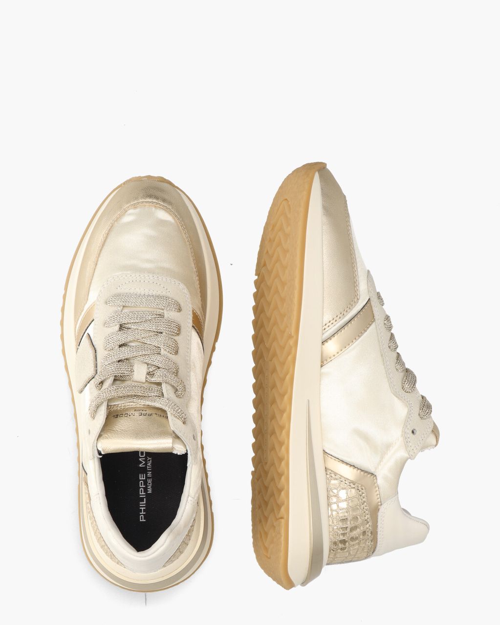 Philippe Model Tropez 2.1 Goud Damessneakers