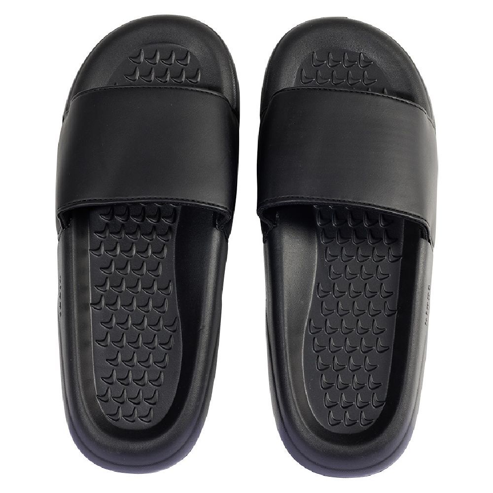 Sandales claquettes plastique noir uni T40/41