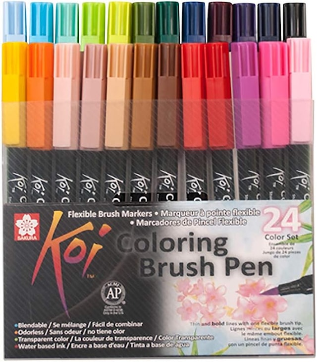 Sakura Koi Coloring Brush Pen 24-sett
