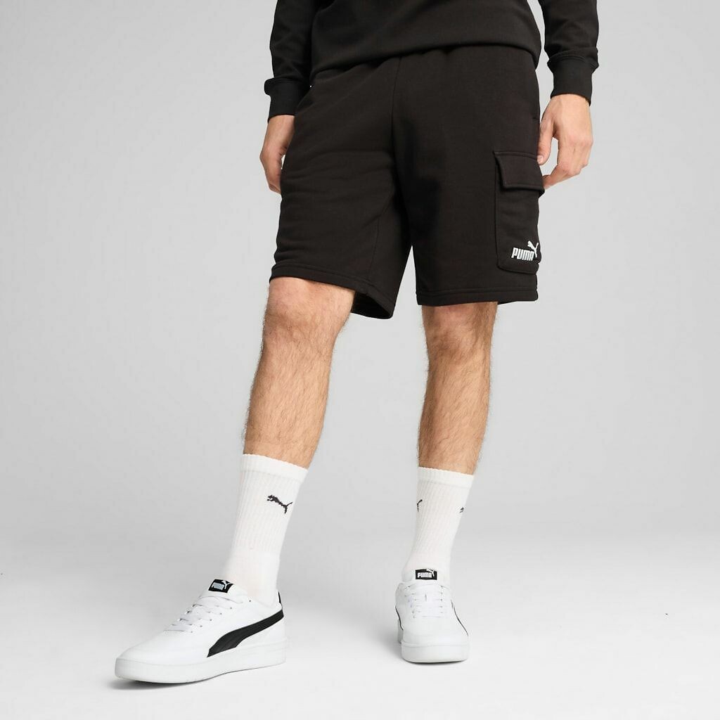 PUMA<br>Shorts cargo de algodão, Essential