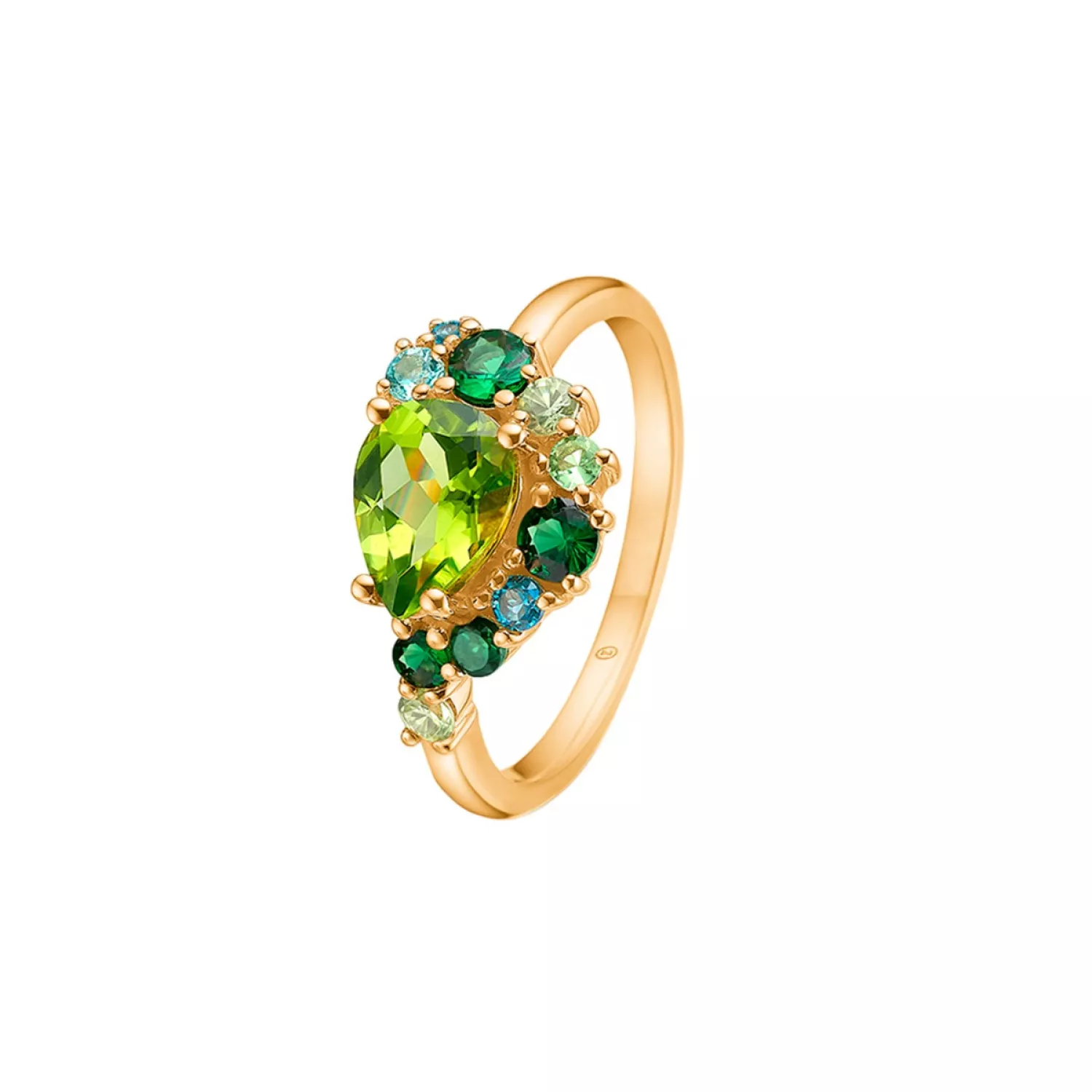 Mads Z Four Seasons-Spring Peridot Ring 14 kt. Guld 1546033