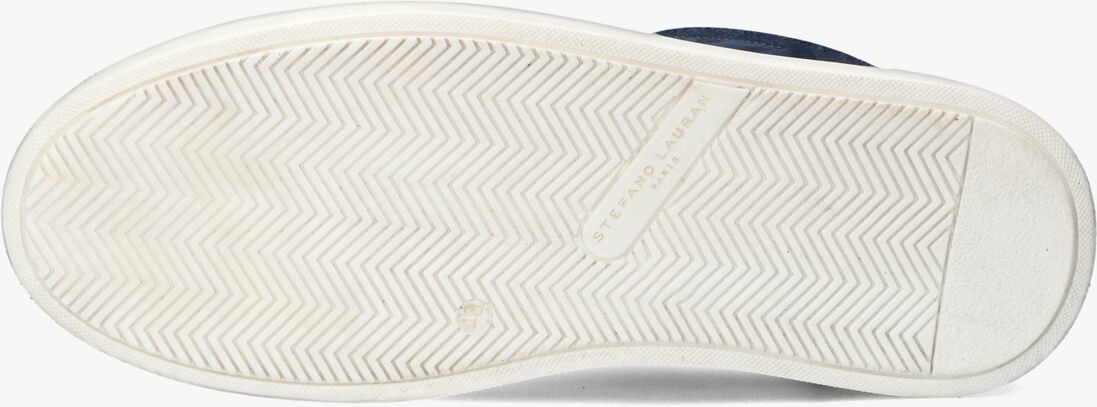 blauwe stefano lauran lage sneakers sl124h600