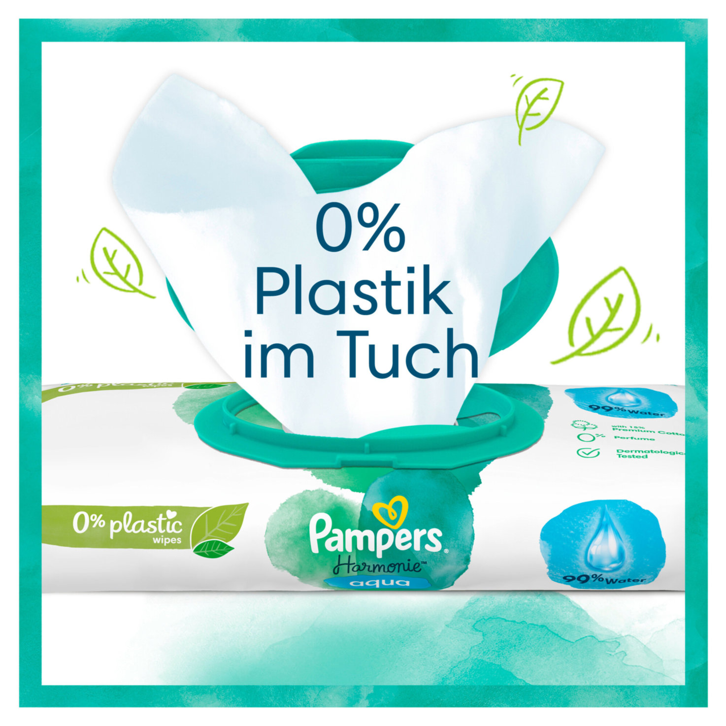Pampers Feuchttücher Aqua 1x48 Stück