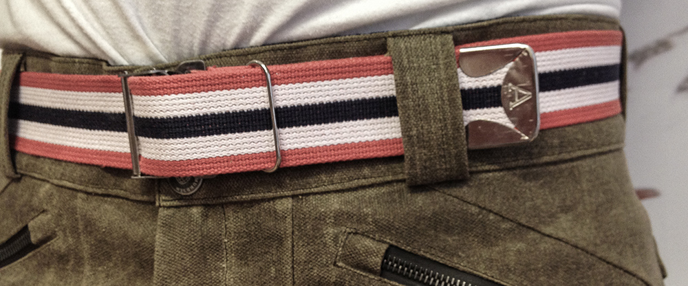 Amundsen Norgesreima Belte Red/White/Navy