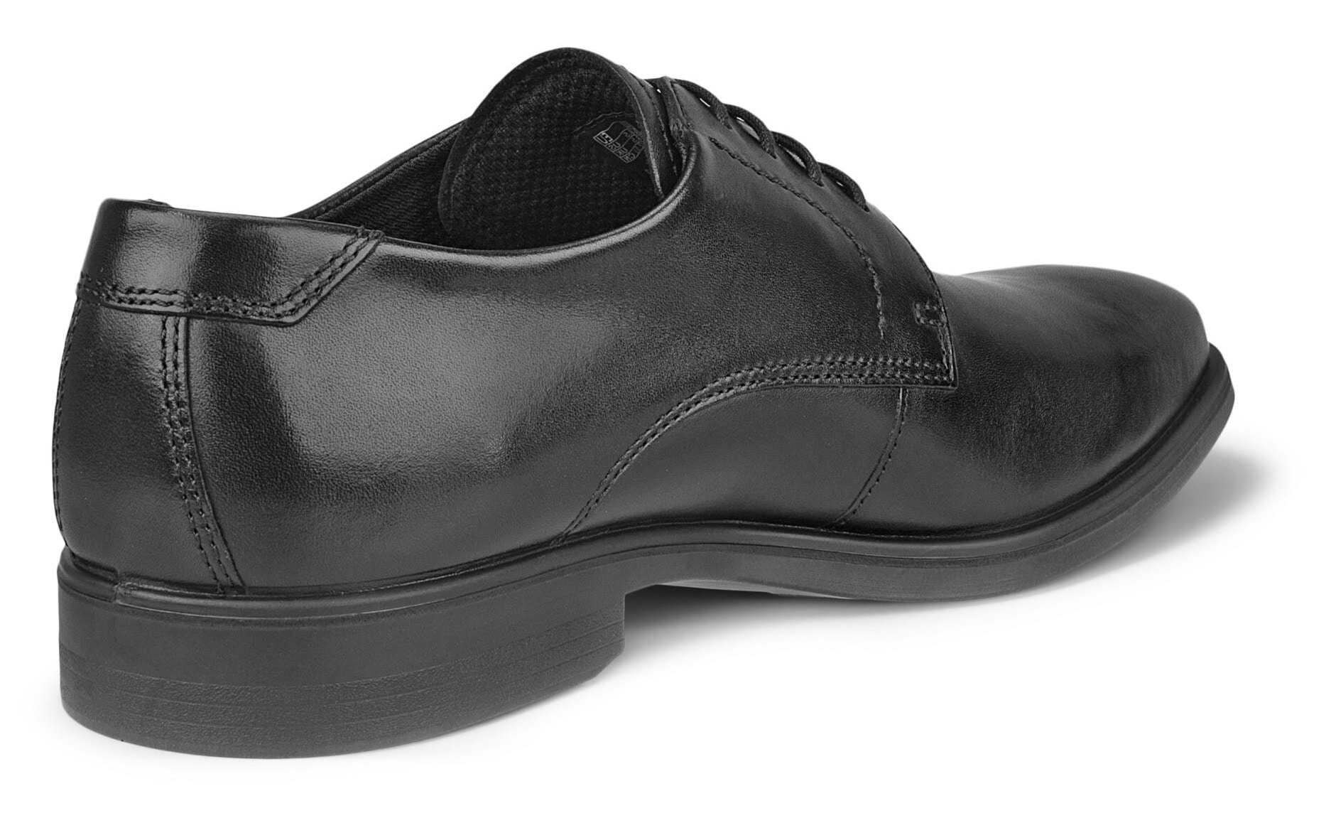 Ecco Schnürschuh »MELBOURNE«  mit seitlichen Nähten, Freizeitschuh, Halbschuh, Schnürschuh