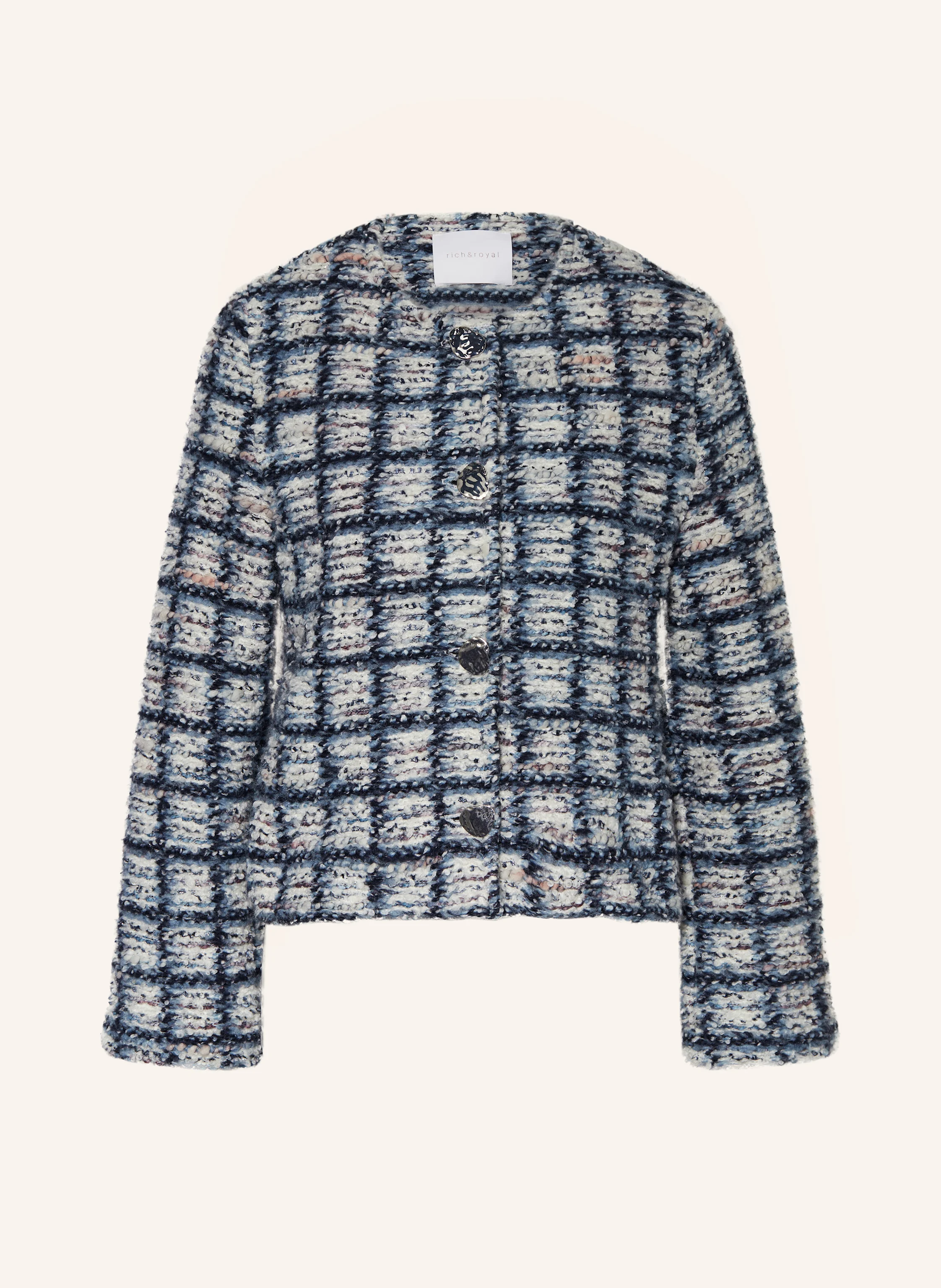 Rich & Royal Kastenjacke aus Bouclé