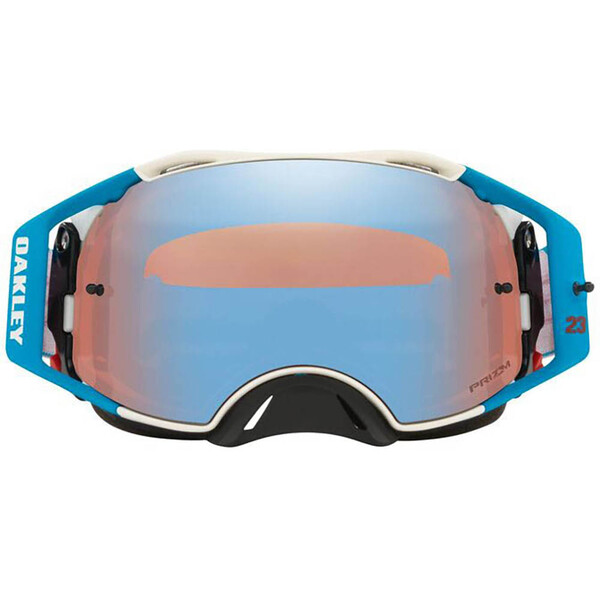 Oakley - Masque Airbrake MX Chaze Sexton Signature - Ecran Prizm iridium Bleu / Blanc