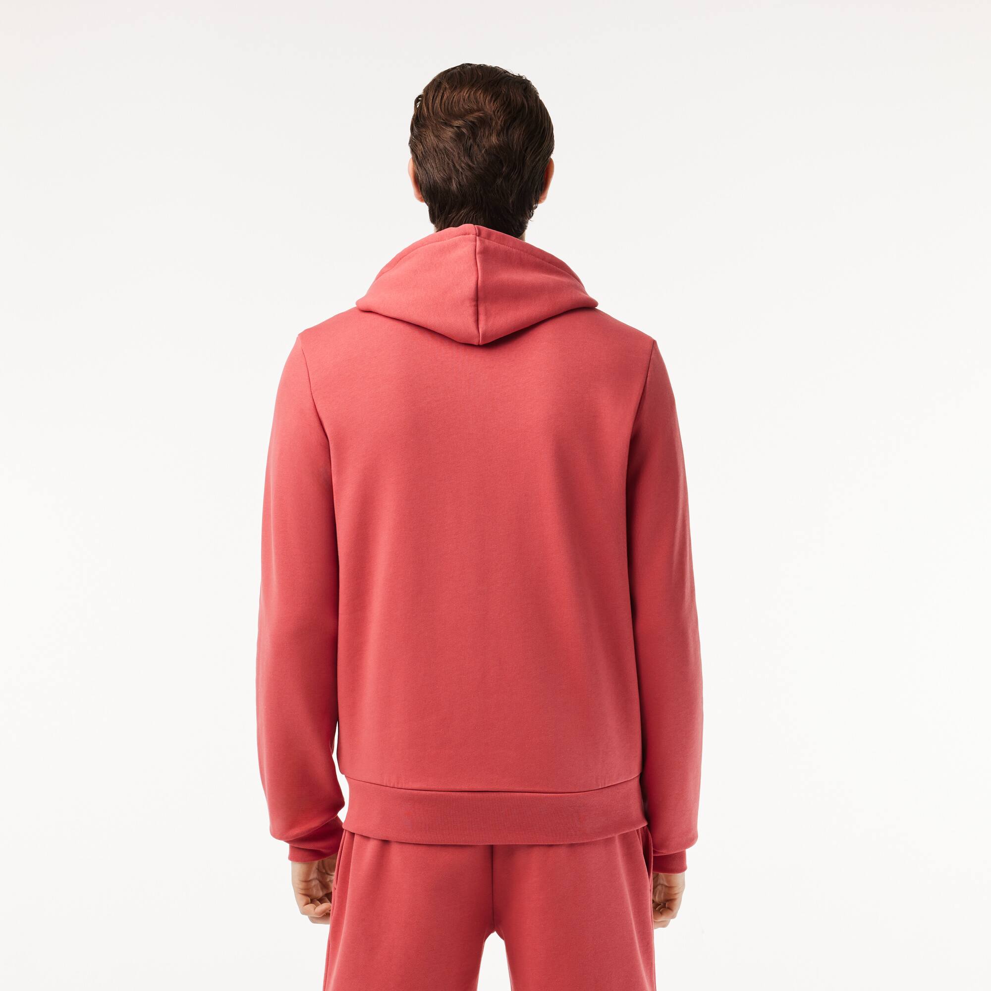 HERREN LACOSTE SWEAT-JACKE MIT KÄNGURUTASCHE AUS FLEECE Sweatshirts - Rot - Lacoste - Herren