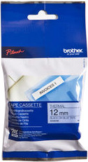Brother P-Touch Band MK-531BZ, 12 mm, schwarz auf blau