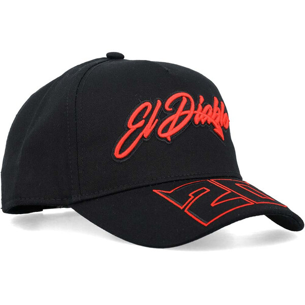 Fabio Quartararo - Casquette baseball El Diablo 20 Noir / Rouge