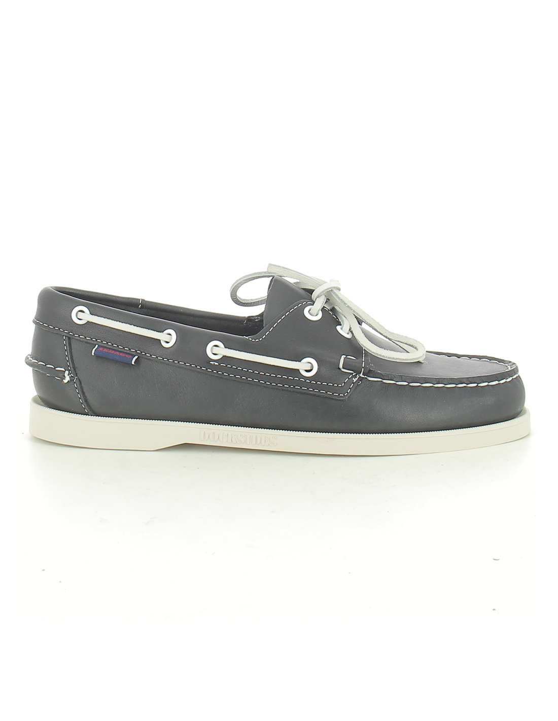 sebago mocassins bateaux homme docksides port cuir bleu