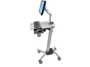 Ergotron Neo-Flex - Vogn med hjul - Constant Force-elevator - for LCD-display/PC-udstyr - aluminium, højkvalitetsplastik, zinkbelagt stål - totonet grå - skærmstørrelse: op til 27