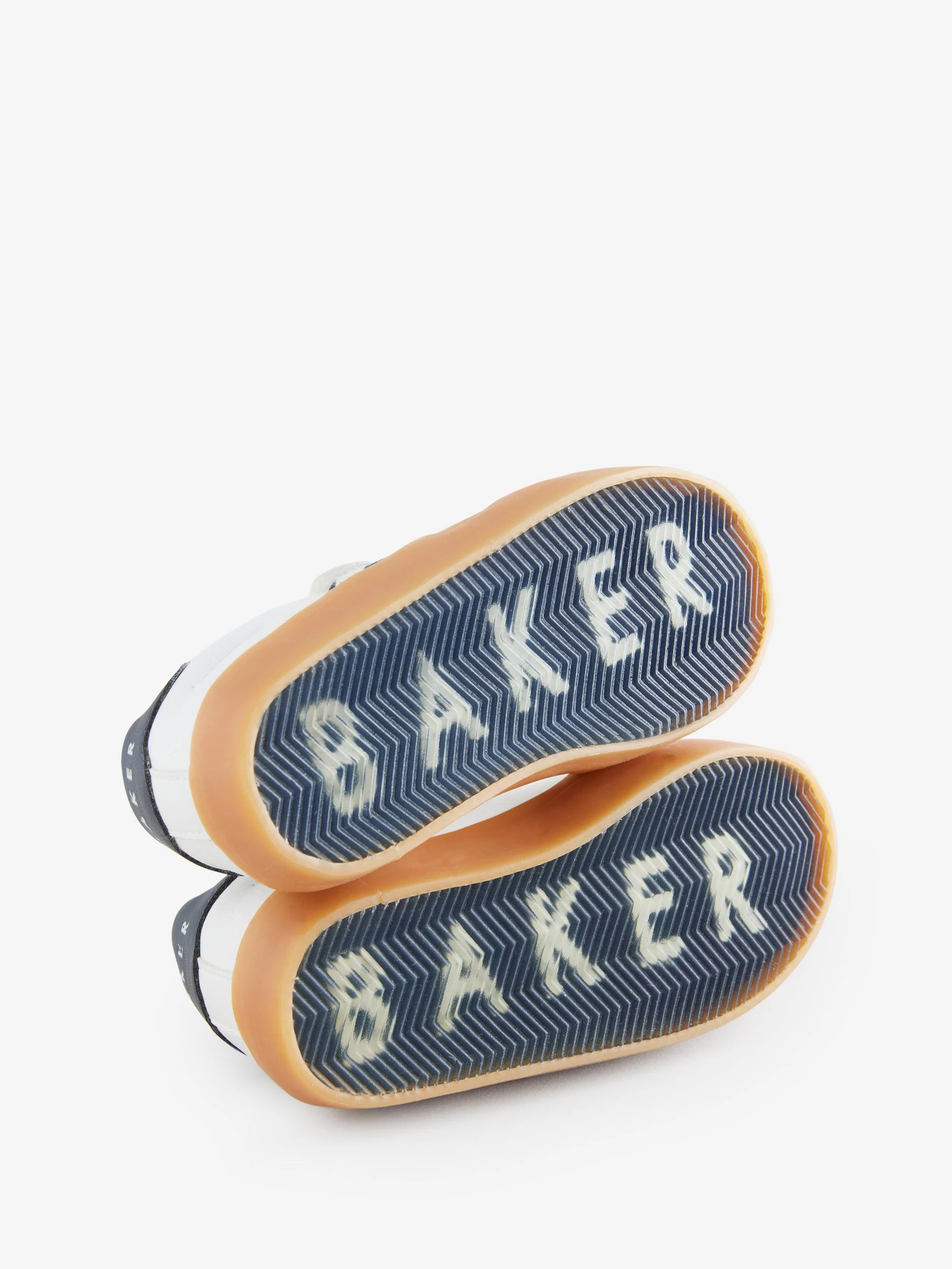 Wit - Baker by Ted Baker sneakers met logobies voor jongens