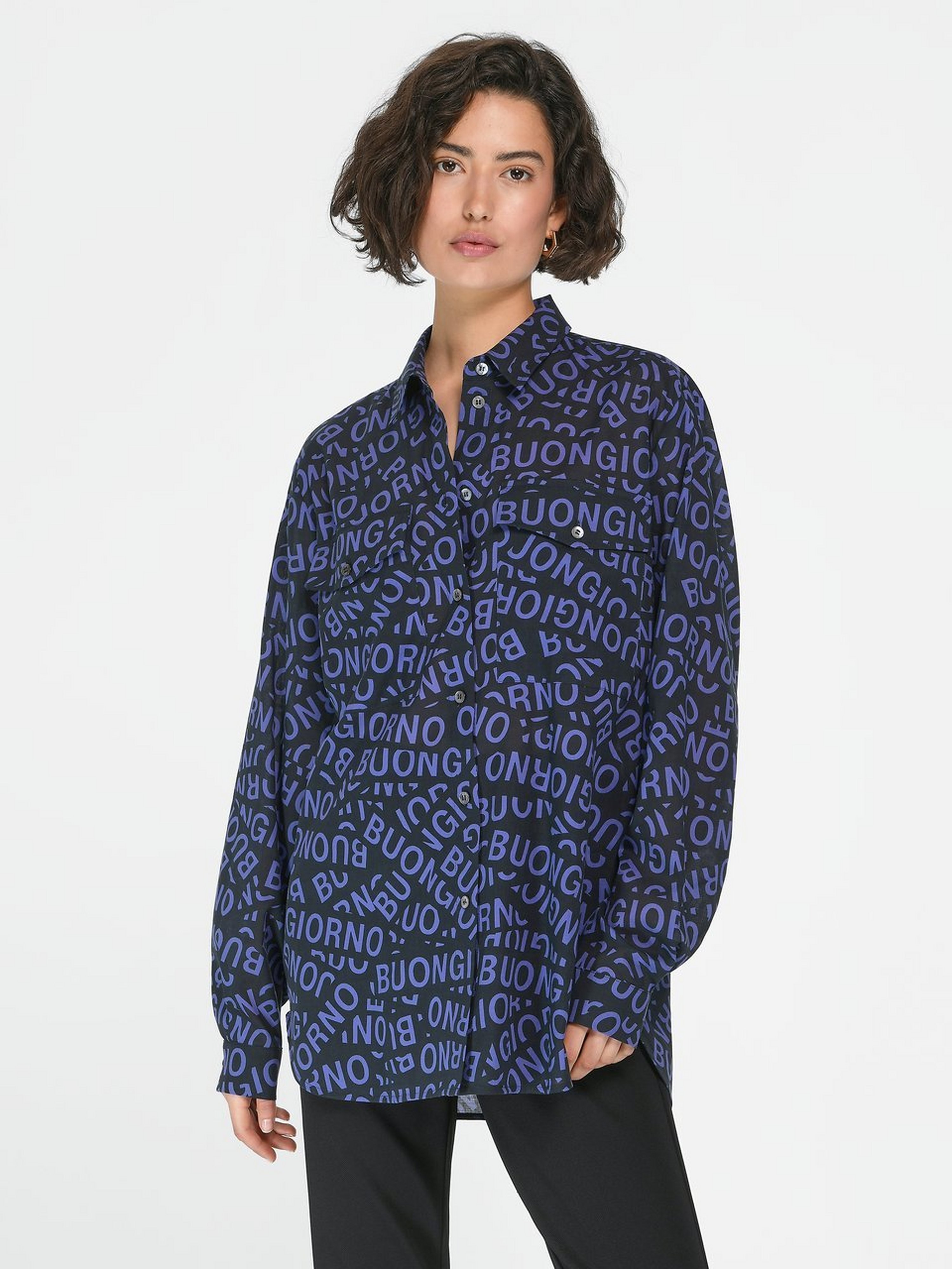 Oversize-Bluse
