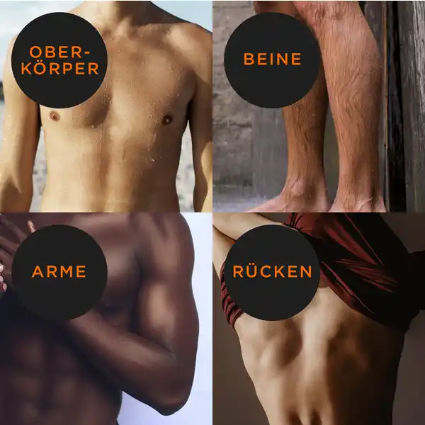 Haarentfernungs-Creme Oberkörper & Beine Sensible Haut