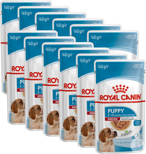 Royal Canin Veterinary Diet Medium Puppy 10x140g