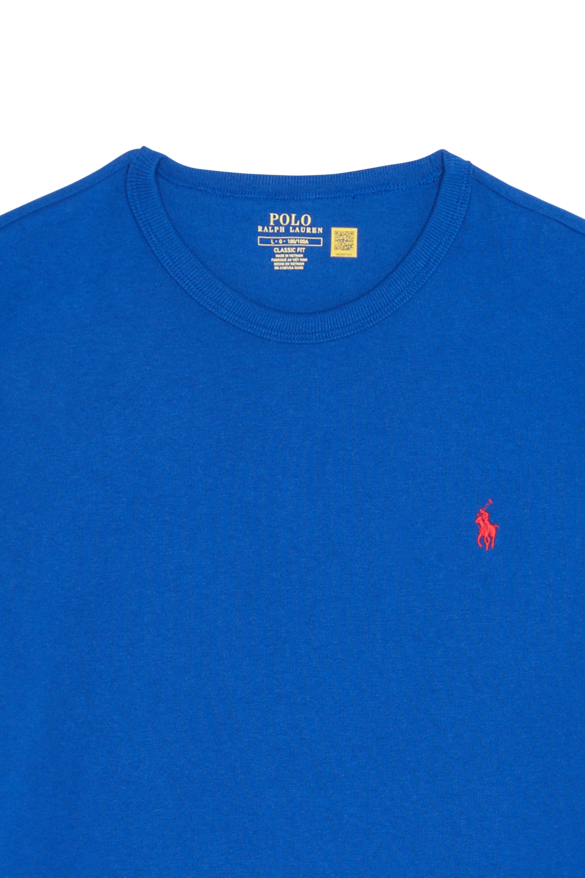 POLO RALPH LAUREN T-shirt HEAVYWEIGHT JERSEY-SSL-TSH Bleu