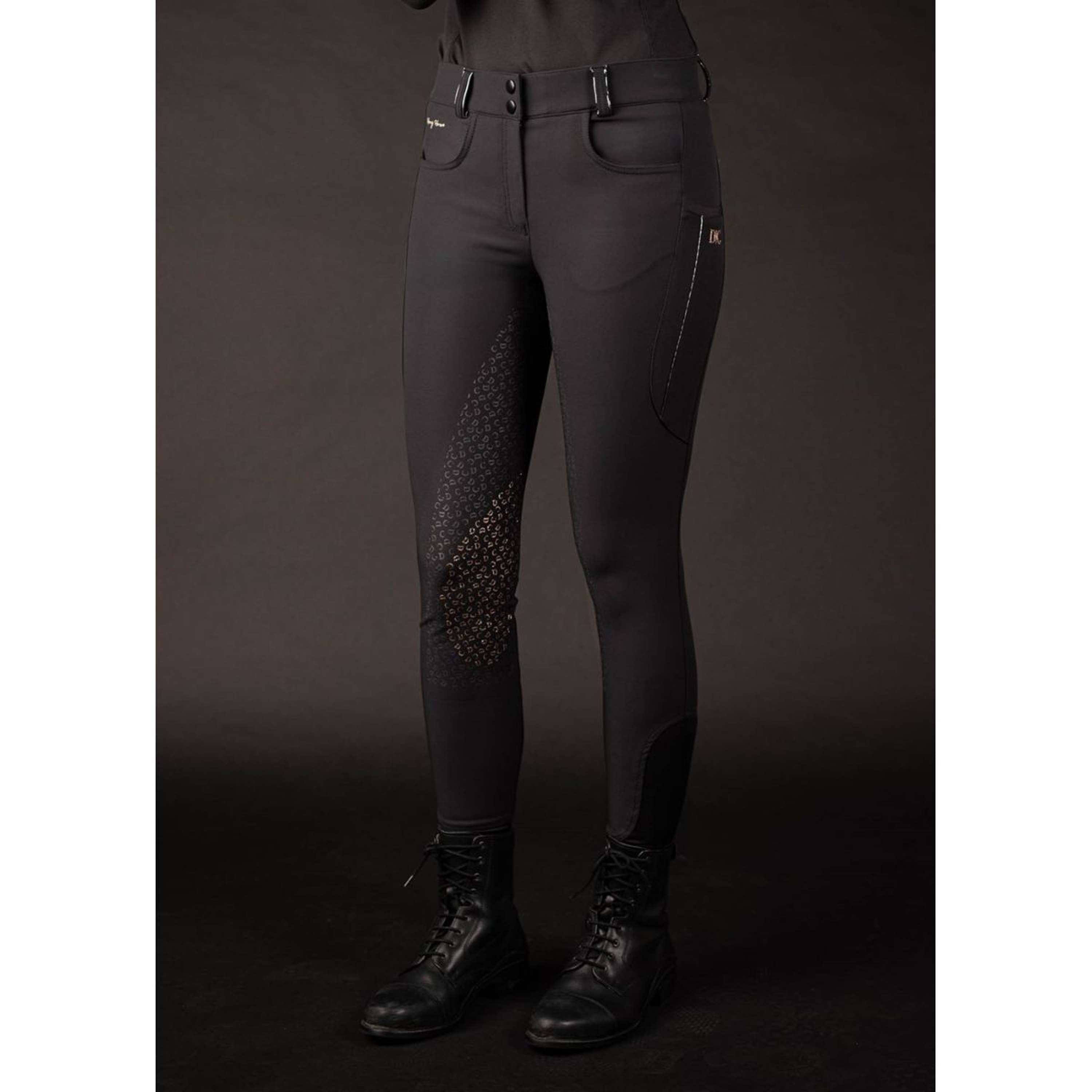 Harry's Horse Rijbroek Denici Cavalli Stardust Full Grip Zwart