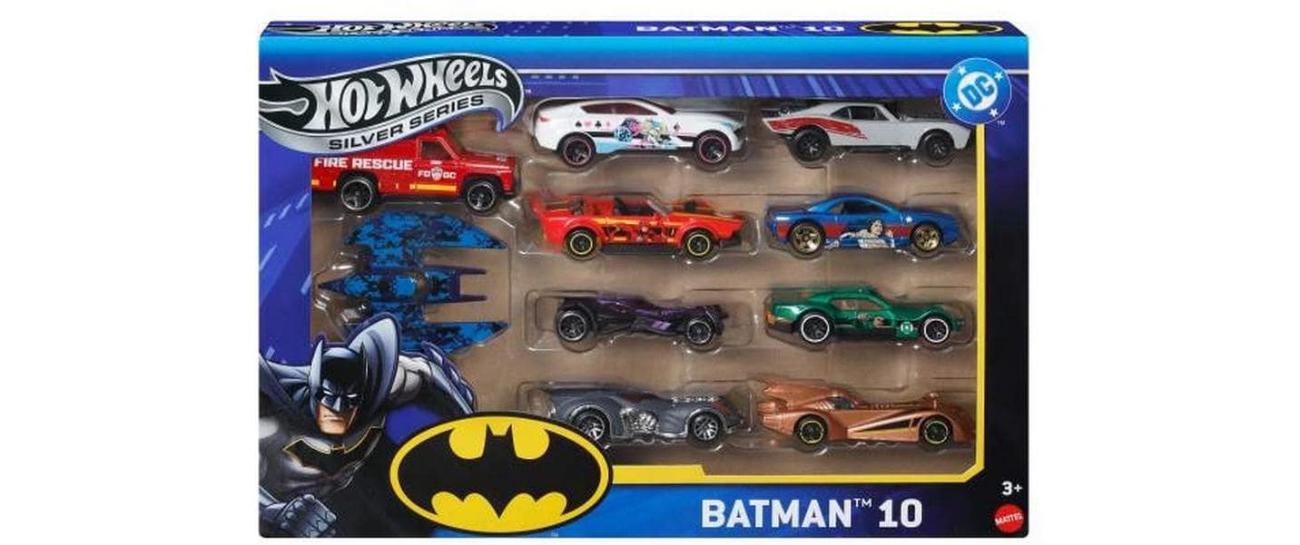 Action Cars Batman 10-PackFahrzeuge im Massstab 1:64