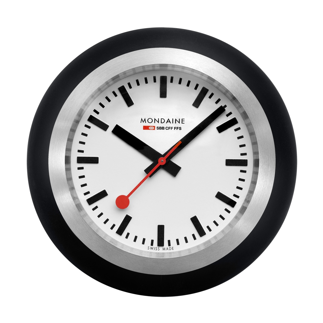 Mondaine Globe Tischuhr Weiss 60mm