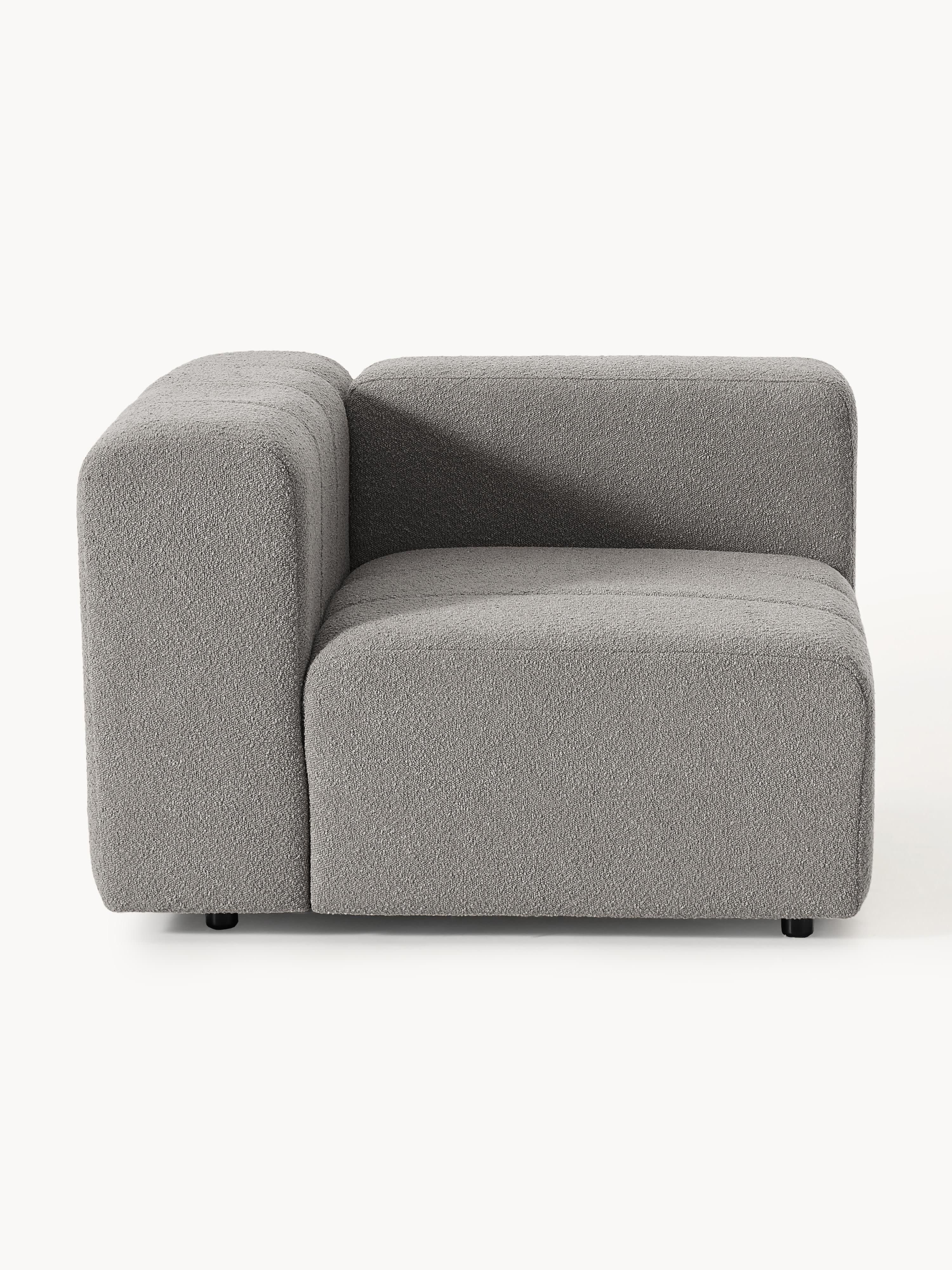 Bouclé hoekmodule Lena