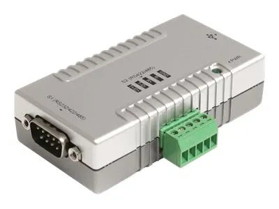 Startech.com USB auf 2x Seriell Adapter - USB zu RS232 / RS422 / RS485 Seriell Konverter (COM) - Serieller Adapter - USB 2.0 - RS-232, RS-422, RS-485 - 2 Anschl?sse - Grau (ICUSB2324852)