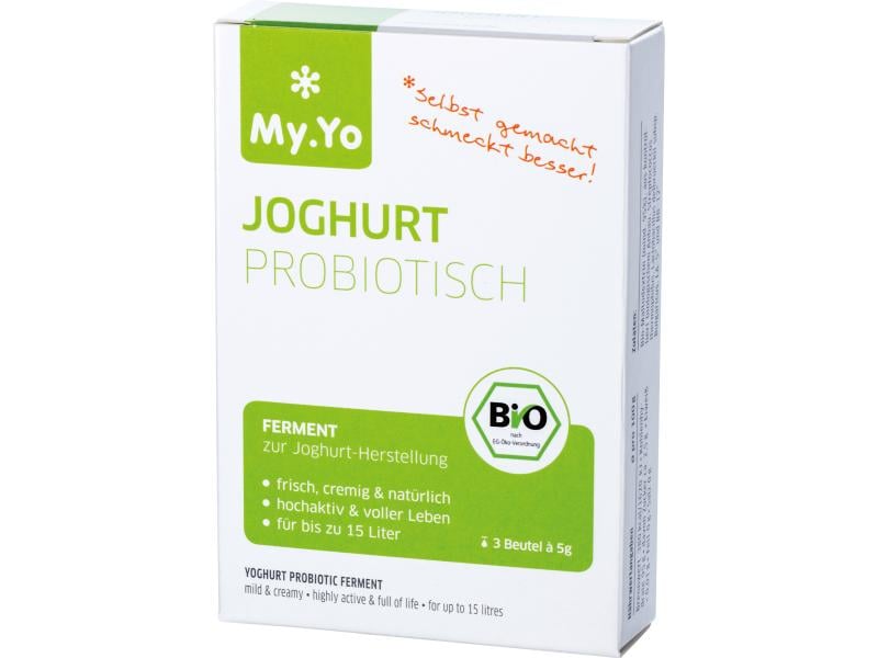 My. Yo Bio Joghurt Ferment probiotisch 3 x 5 g Hochkonzentrierte Joghurtfermente