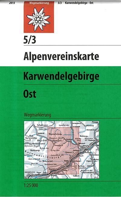 ALPENVEREIN - 5 3 KARWENDELGEBIRGE EST 1 25 000