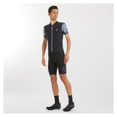 Maillot Manches Courtes LeBram Ventoux Pétrole Noir
