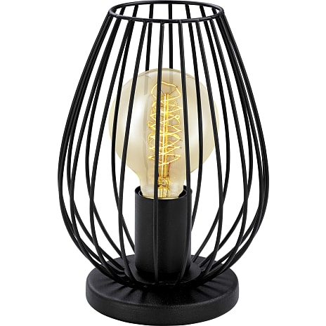 Newtown bordlampe sort