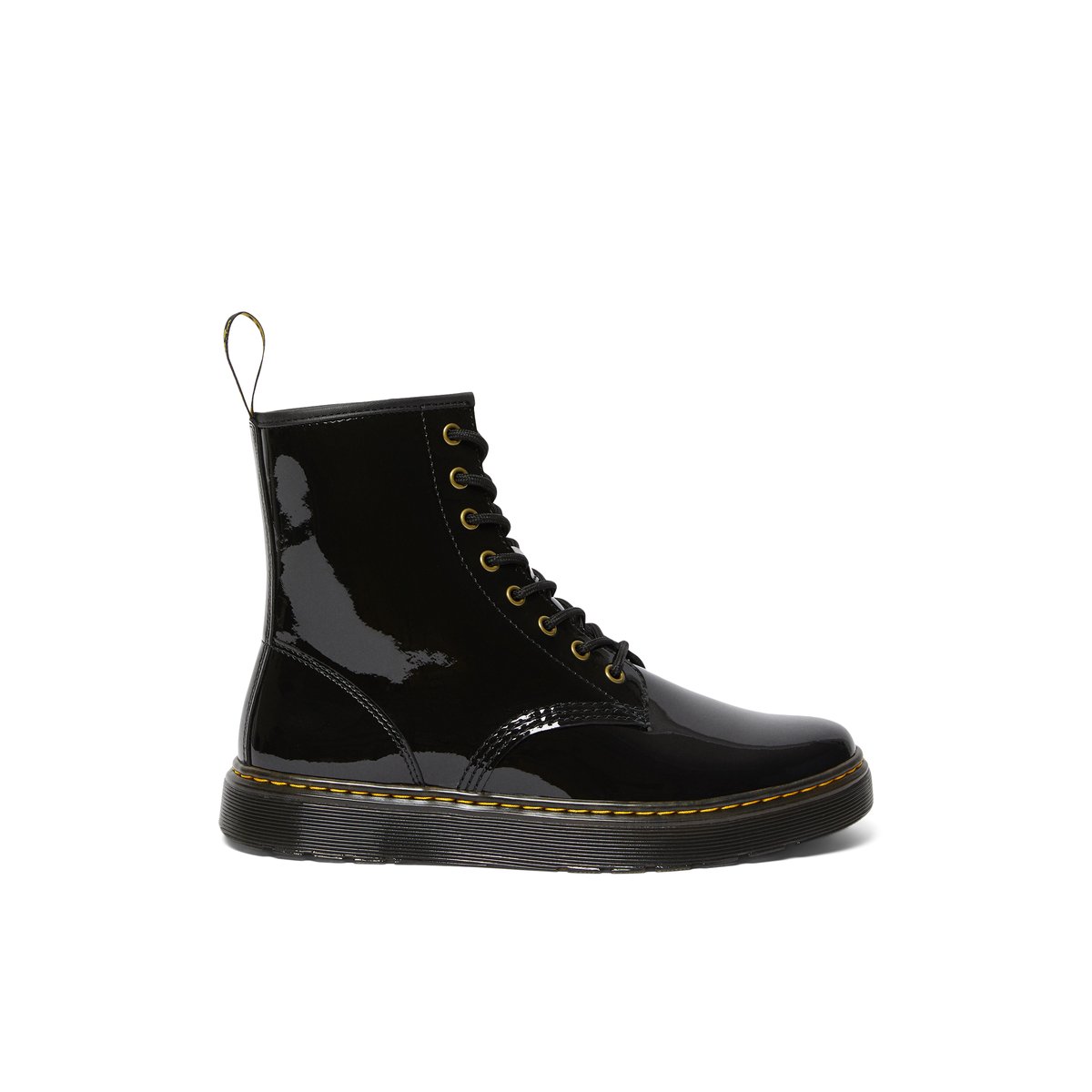 DR. MARTENS-Zavala-Bottillon de combat - Semelle tracteur - Autre Noir
