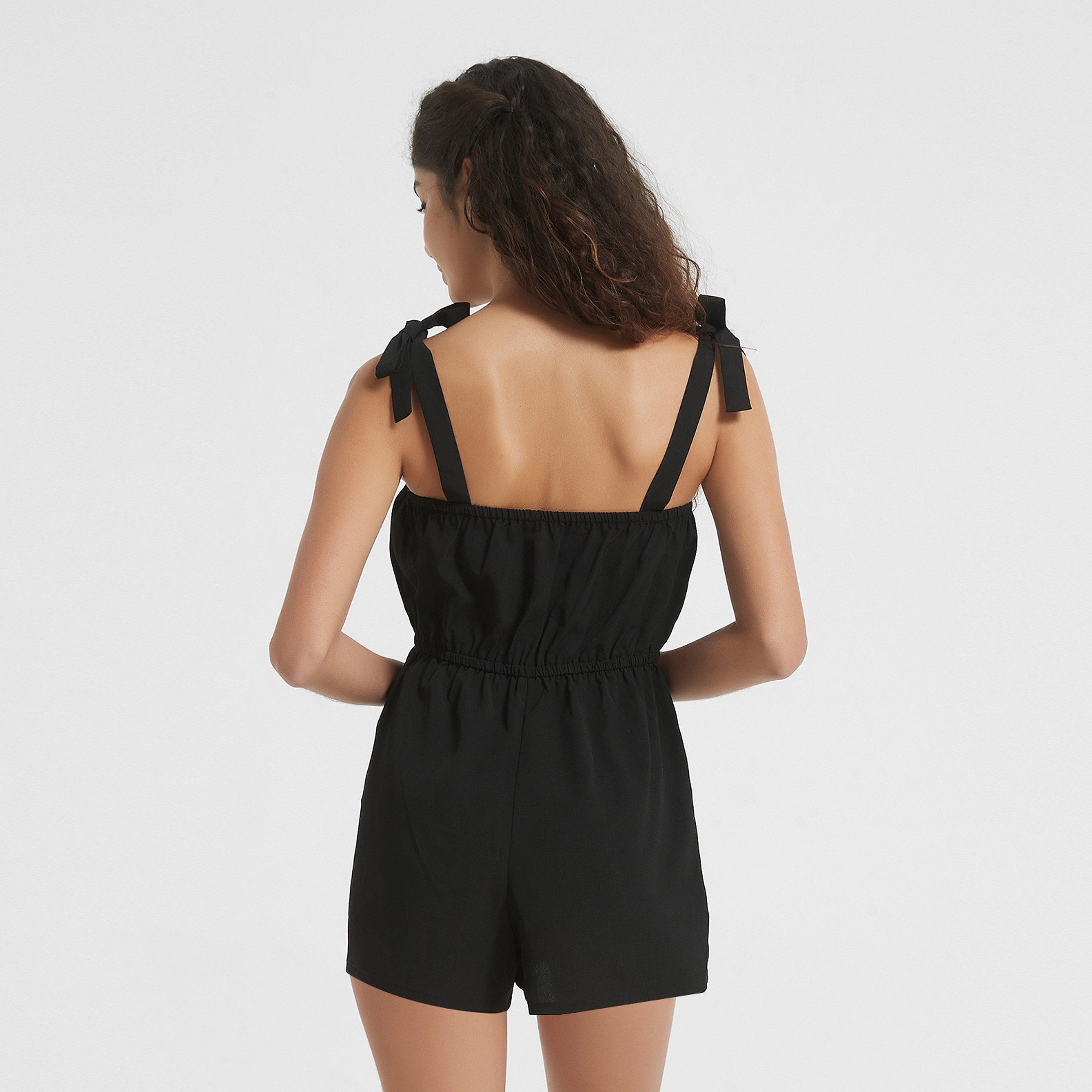 Be You BY Tie Shoulder Beach Playsuit