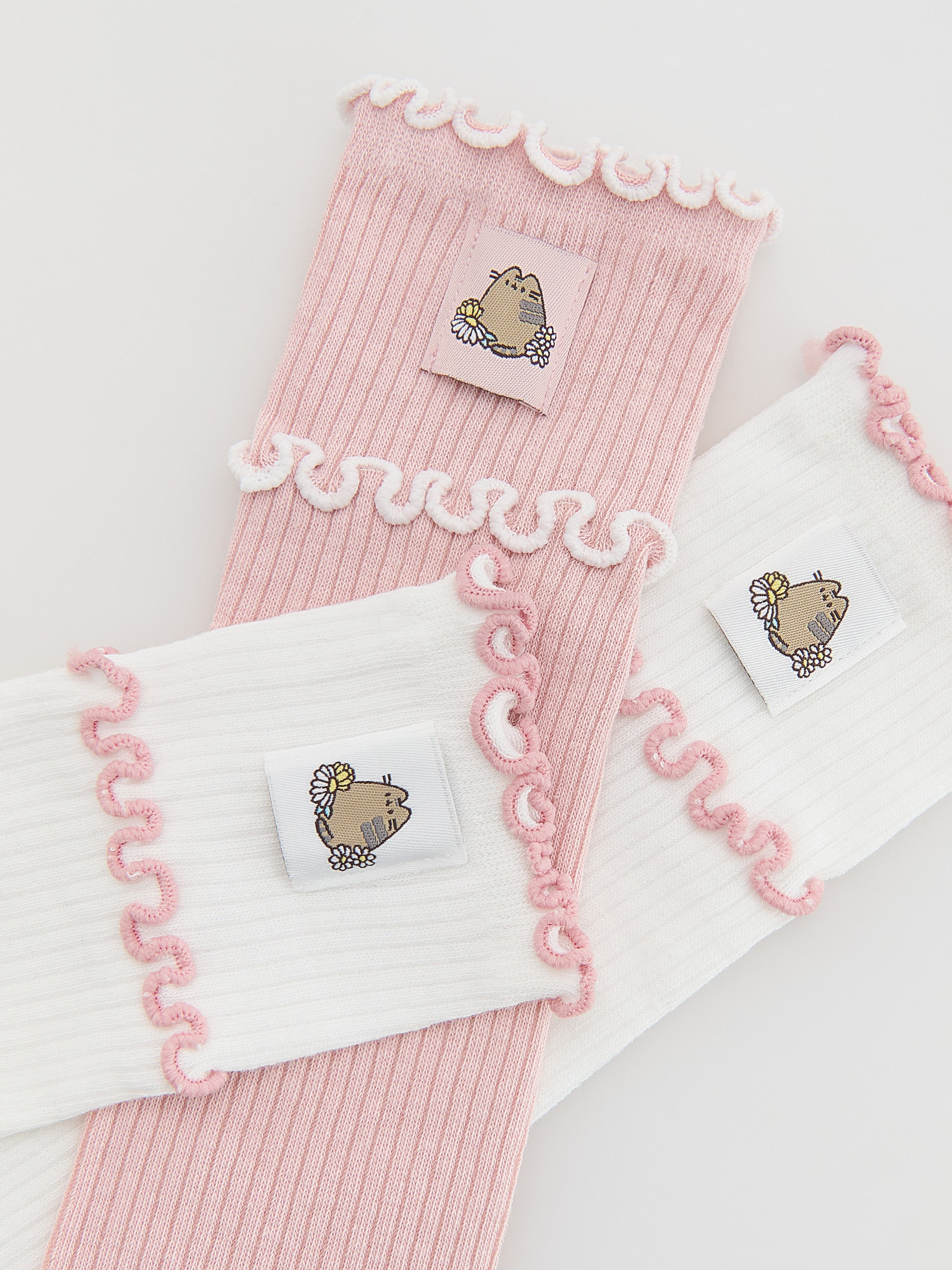 3er-Pack Pusheen Kniestrümpfe