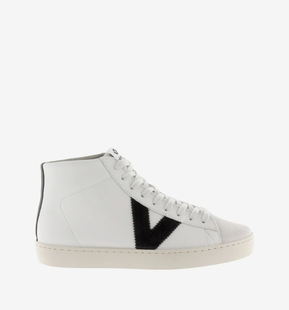 BERLÍN LEATHER & SPLIT LEATHER MID BOOTNEGRO