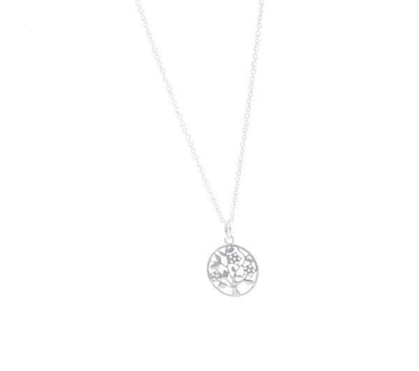 Unique And Co Ladies Unique And Co Sterling Pendnt with CZ And Chain