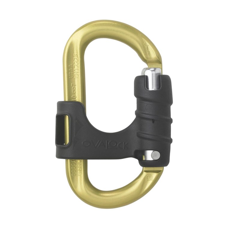 AustriAlpin Ovalock Snapgate Carabiner for safer belaying