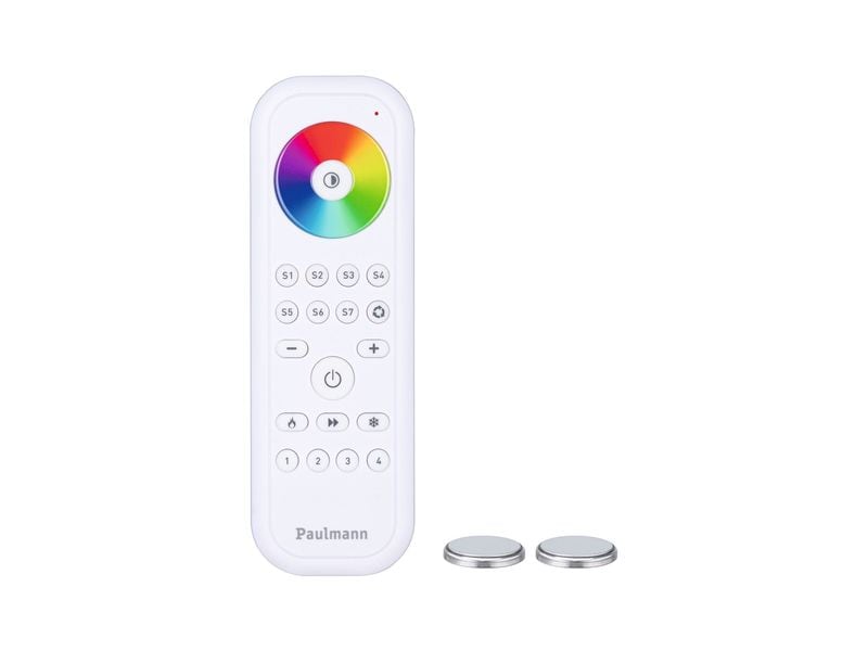 Paulmann Fernbedienung Gent 2 Zigbee 3.0 Fernbedienung zur direkten Steuerung von Zigbee 3.0 Lichtprodukten