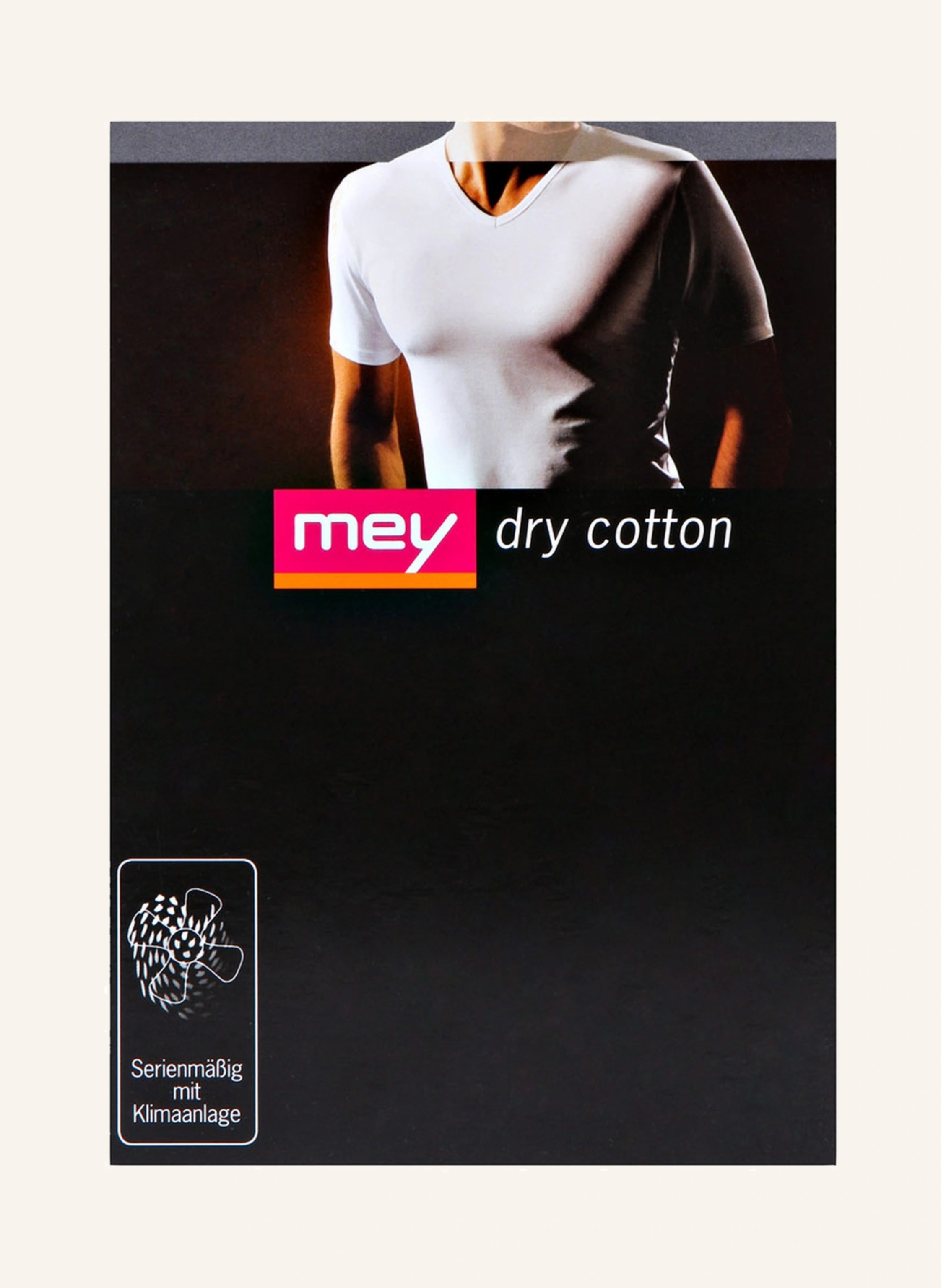 mey V-Shirt Serie DRY COTTON