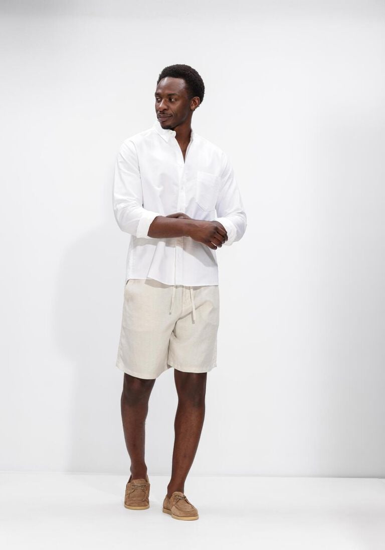 witte isabel marant casual overhemd jasolo shirt
